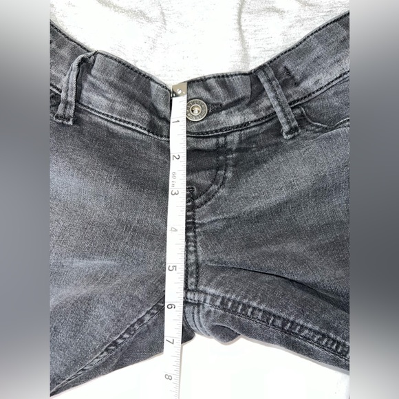 Queen Mum Sisters Black Grey Wash Grey Maternity Extension Skinny Size 27 Jean - Picture 9 of 11